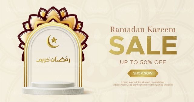 وکتور طرح فروش رمضان