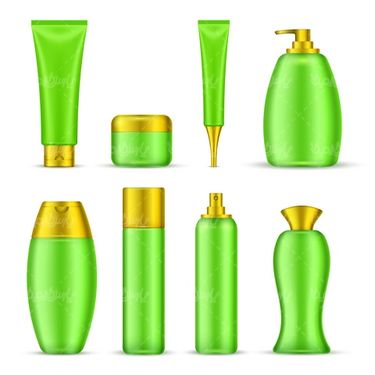 وکتور بسته بندی لوازم آرایشی و بهداشتی