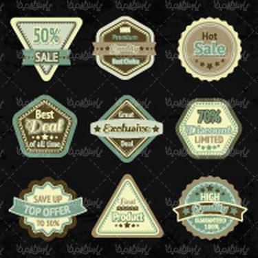 وکتور برچسب