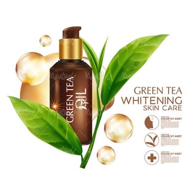 وکتور روغن چای سبز