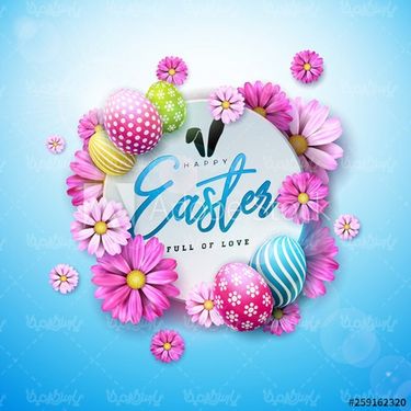 وکتور تخم مرغ رنگی