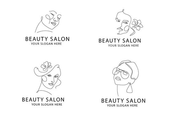 وکتور لوگو سالن زیبایی