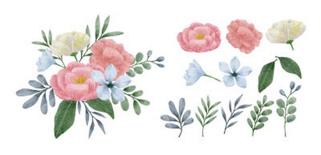 Beautiful flower vector