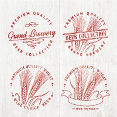 وکتور لوگو خوشه گندم