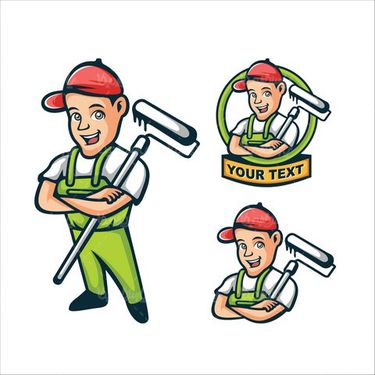 وکتور نقاش ساختمان