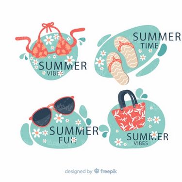 وکتور لیبل تعطیلات