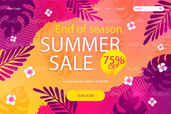 وکتور طرح فروش تابستان