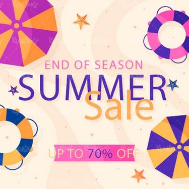 وکتور طرح فروش تابستان