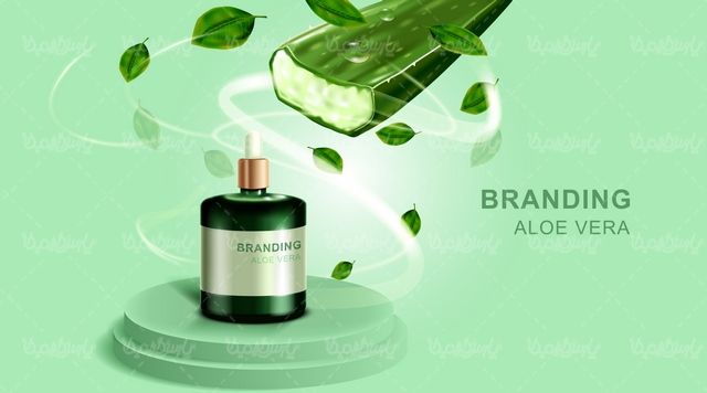 Vector cosmetics packaging