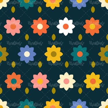 وکتور پترن شکوفه