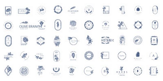 وکتور لیبل گل