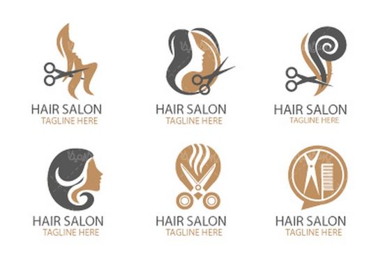 وکتور لوگو سالن آرایش