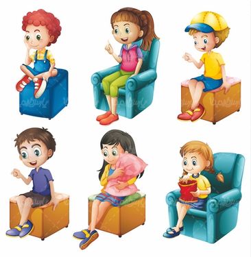 وکتور بازی بچه ها