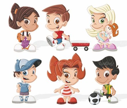 وکتور شخصیت کارتونی