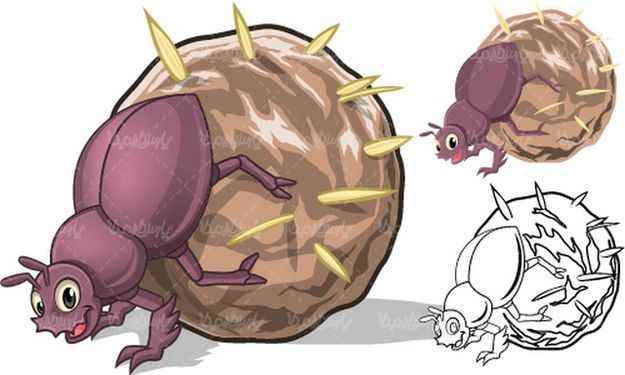 وکتور سوسک سرگین قلطان