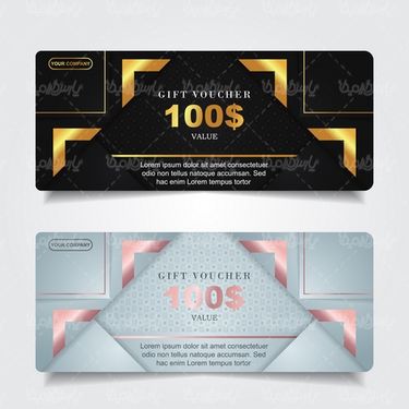 وکتور طرح کارت هدیه