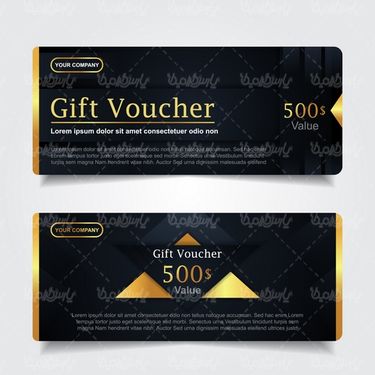 وکتور طرح کارت هدیه