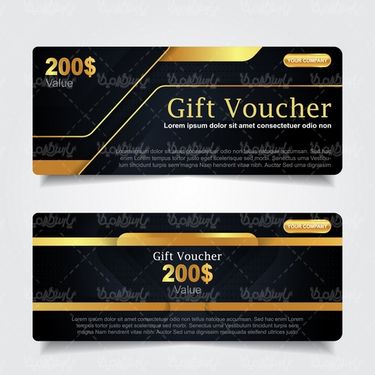 وکتور طرح کارت هدیه