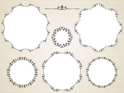 وکتور فریم گل