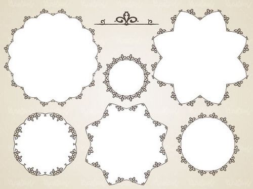 وکتور فریم گل