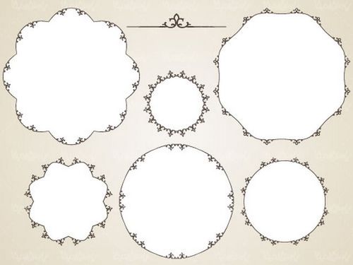 وکتور فریم گل
