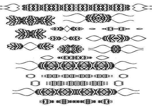 وکتور حاشیه گل