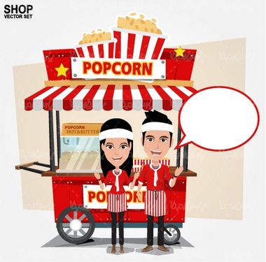وکتور پاپ کورن