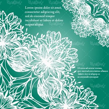 وکتور پس زمینه گل