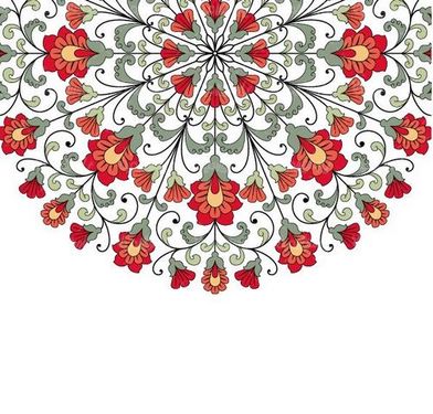 وکتور گل و بوته