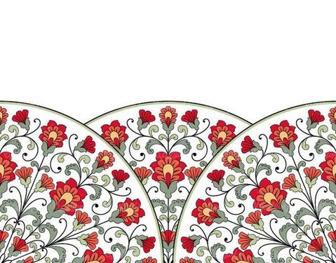 وکتور حاشیه گل