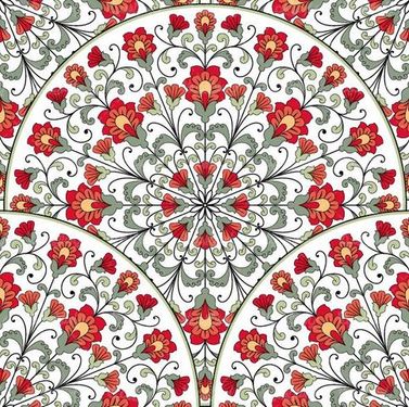 وکتور حاشیه گل