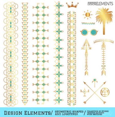 وکتور عناصر طراحی
