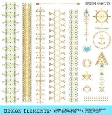وکتور عناصر طراحی