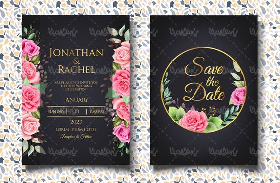 وکتور فریم گل