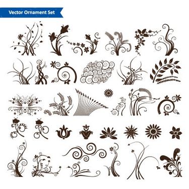 وکتور گل و بوته