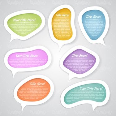 وکتور حباب گفت گو