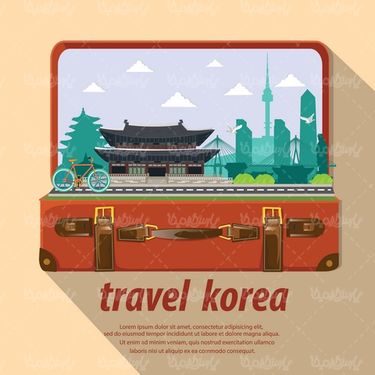 وکتور چمدان