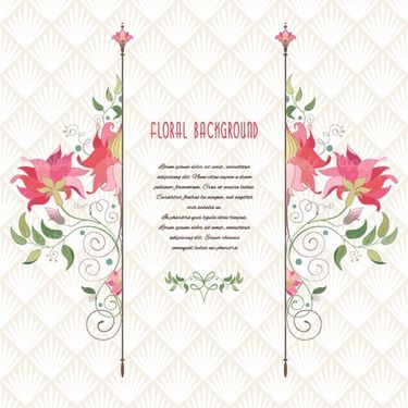 وکتور فریم گل