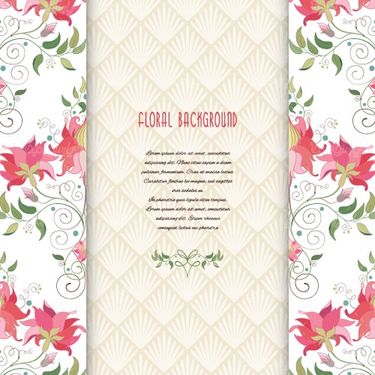 وکتور حاشیه گل