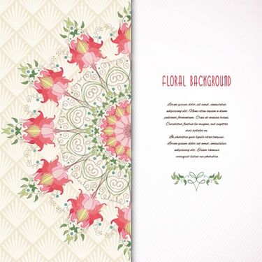 وکتور حاشیه گل