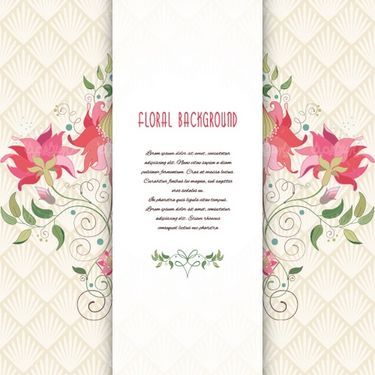 وکتور قاب گل و بوته