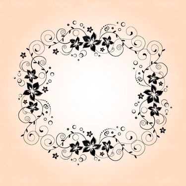 وکتور فریم گل