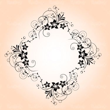 وکتور فریم گل