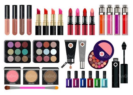 وکتور لوازم آرایش