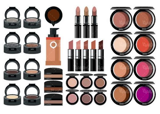 وکتور لوازم آرایش