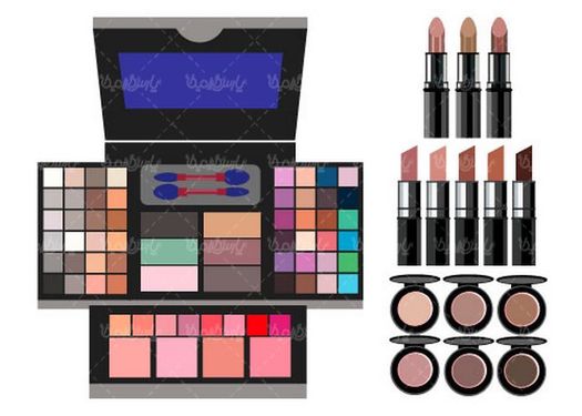 وکتور لوازم آرایش