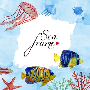 وکتور جانوران دریایی