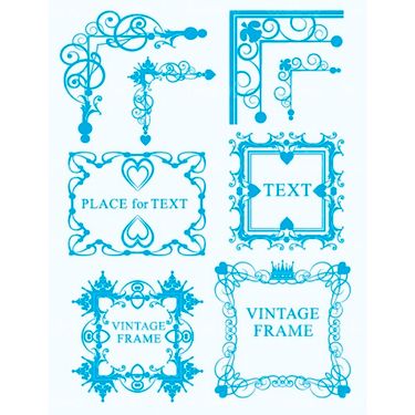 وکتور حاشیه گل