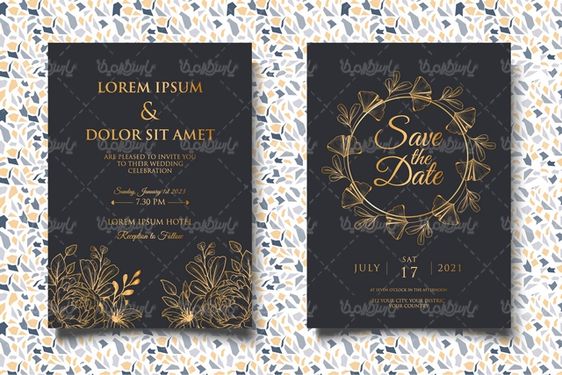 وکتور فریم گل و بوته