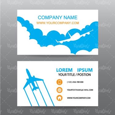 Business card vector